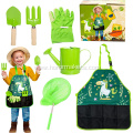 Isunpro Children Gardening Set Kid's Gardening Gift Apron Kettle for Kids Fishing Net Child Outdoor Gardening Set